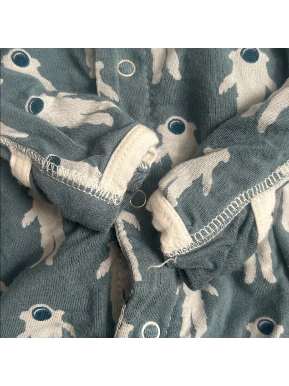 Kickee Pants astronaut convertible snap gown - newborn